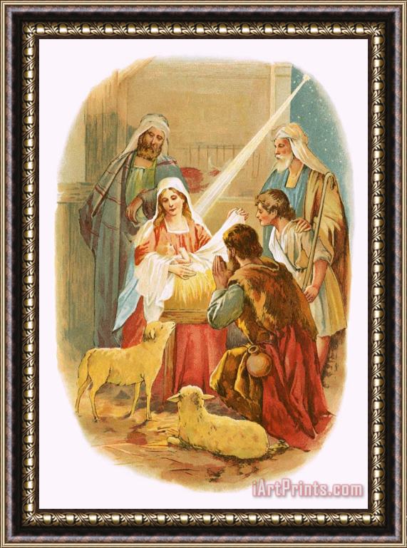 English School The Infant Jesus Framed Painting