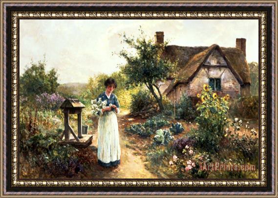 Ernest Walbourn Cottage Garden Framed Print