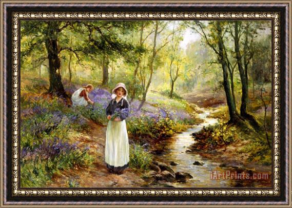 Ernest Walbourn The Bluebell Glade Framed Painting