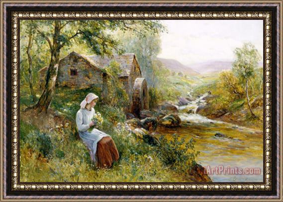 Ernest Walbourn The Mill Stream Framed Painting