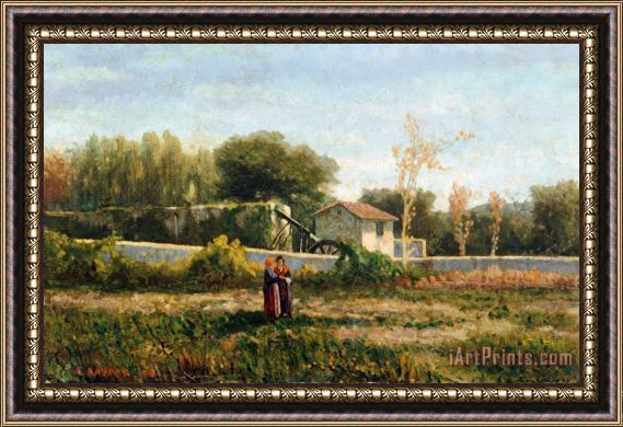 Ernesto Rayper Rural Landscape Framed Print