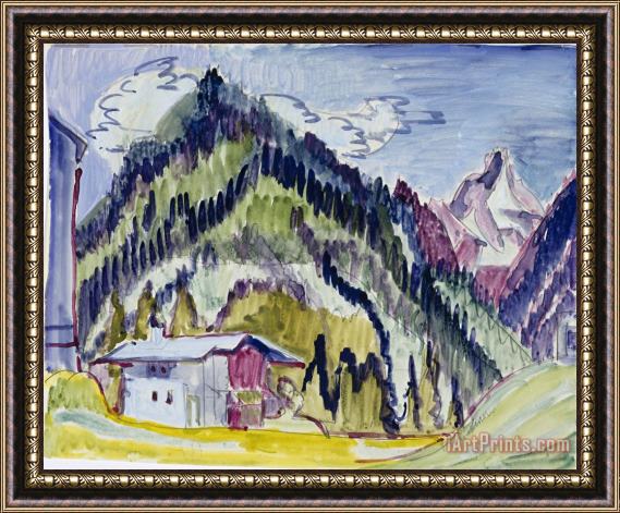 Ernst Ludwig Kirchner Wilderness Home Framed Print