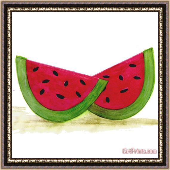 Esteban Studio Watermelon Framed Painting