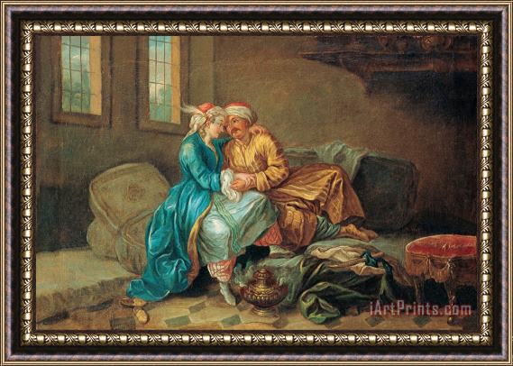 Etienne Jeaurat The Favourite Sultana Framed Painting