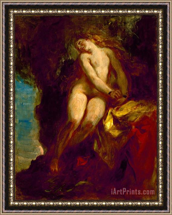 Eugene Delacroix Andromeda Framed Painting