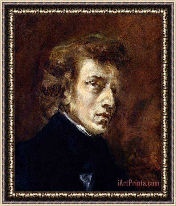 Eugene Delacroix Frederic Chopin (1810 49) Framed Print