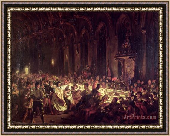 Eugene Delacroix The Assassination of The Bishop of Liege Framed Print