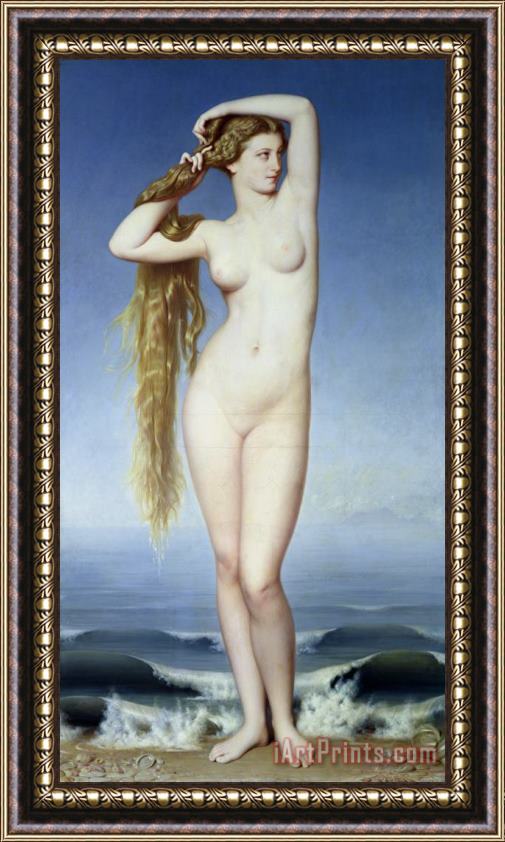Eugene Emmanuel Amaury-Duval The Birth of Venus Framed Print