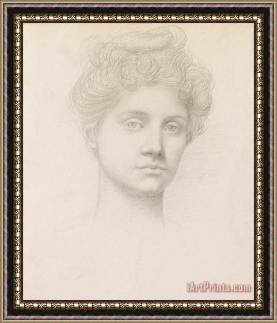 Evelyn De Morgan Ethel Pickering Framed Painting