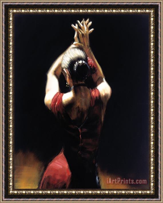 Fabian Perez Flamenco Dancer Framed Painting