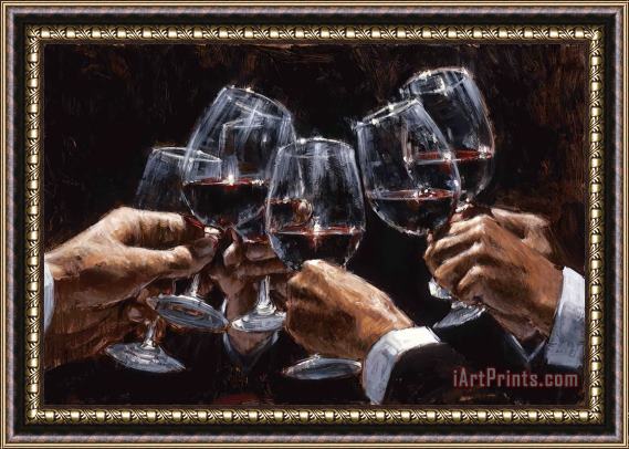 Fabian Perez For a Better Life Con Tinto Framed Print