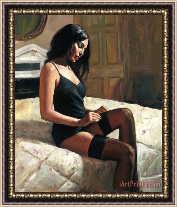 Fabian Perez Kayleigh at Ritz III Framed Painting