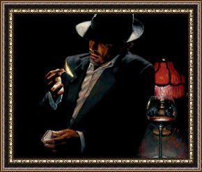 Man Lighting Cigarette II