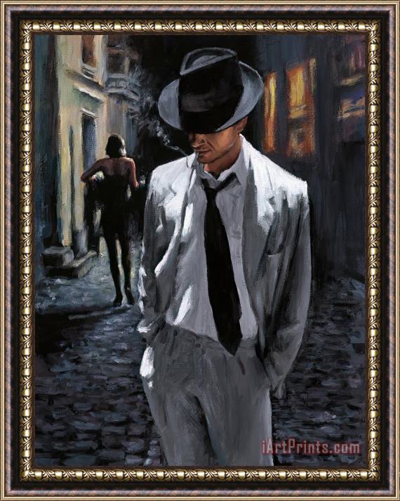 Fabian Perez The Alley, Buenos Aires Framed Painting