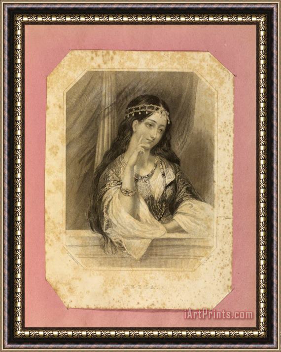 Fanny Corbeaux Leila Framed Painting