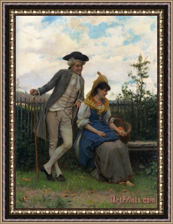 Federico Andreotti Courtship Framed Print