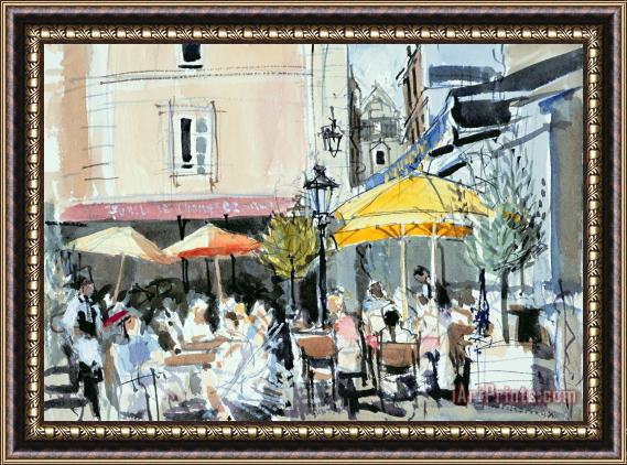 Felicity House The Square At St. Malo Framed Print
