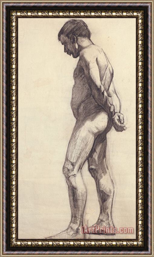 Felix Edouard Vallotton Standing Male Nude Framed Print