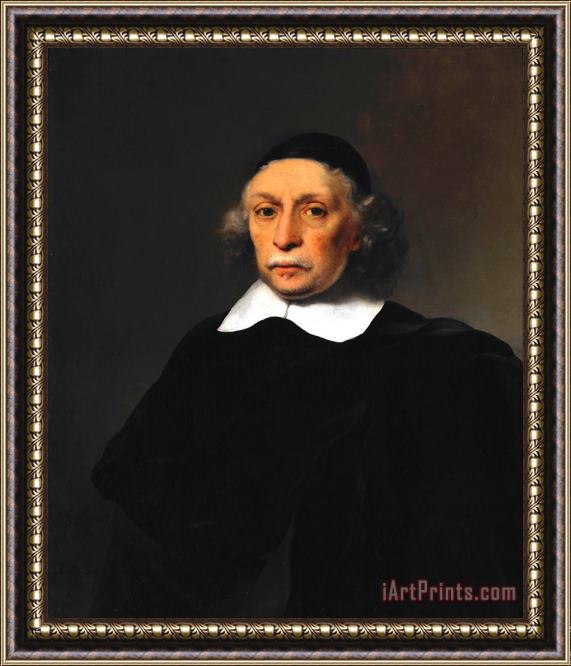 Ferdinand Bol Portrait of a Scholar Framed Print