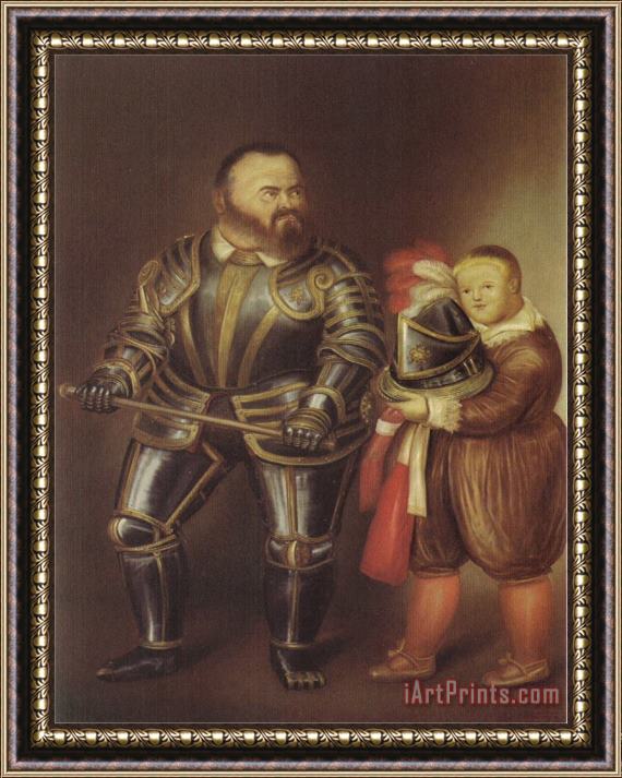 fernando botero Alof of Vignancourt After Caravaggio Framed Print