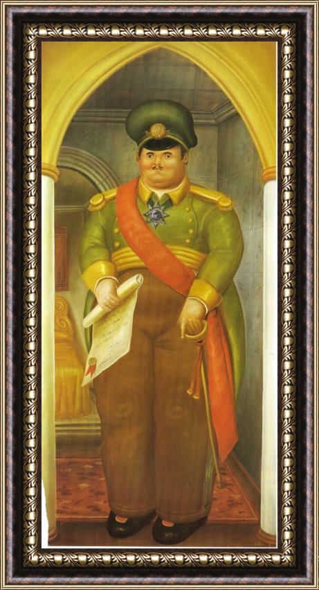 fernando botero The Palace 2 Framed Painting