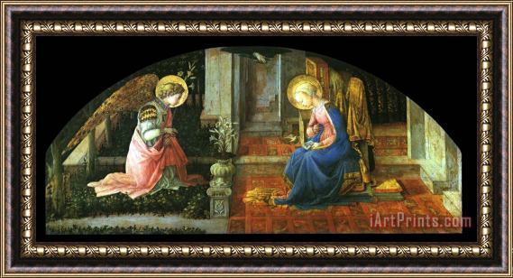Filippino Lippi The Annunciation Framed Painting