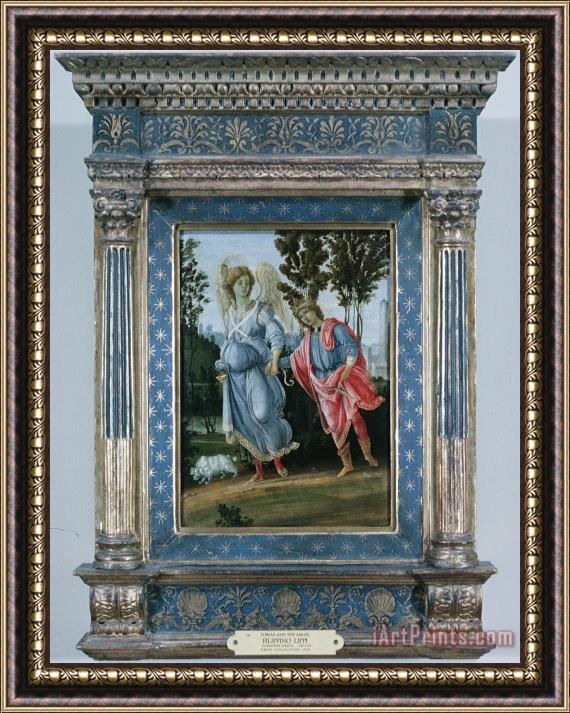 Filippino Lippi Tobias And The Angel Framed Painting