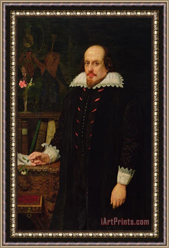 Ford Madox Brown Portrait of William Shakespeare Framed Painting