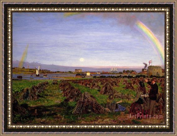Ford Madox Brown Walton on The Naze Framed Print