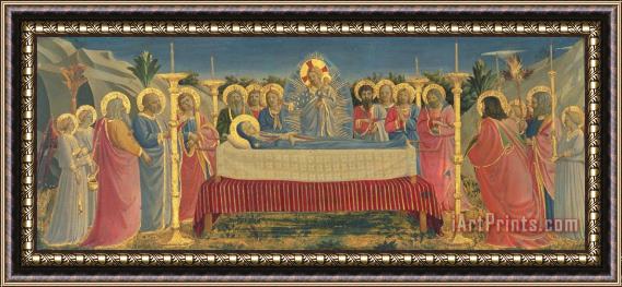 Fra Angelico The Death Of The Virgin Framed Print
