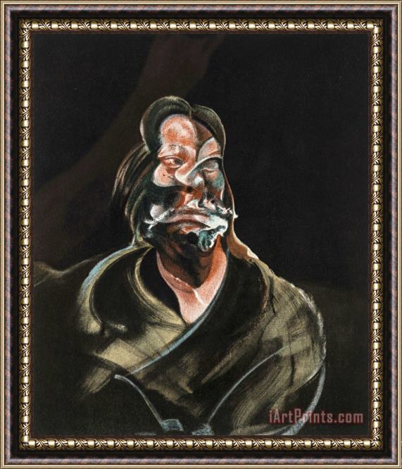 Francis Bacon George Dyer Crouching; Portrait of Isabel Rawsthorne, 1966 Framed Print
