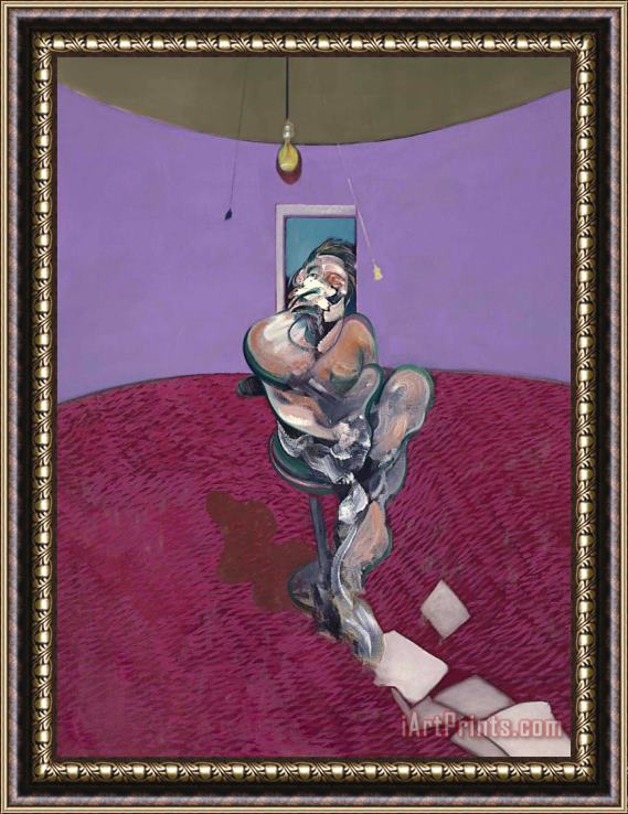 Francis Bacon Portrait of George Dyer Talking, 1966 Framed Painting