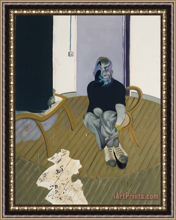 Francis Bacon Self Portrait, 1977 Framed Painting