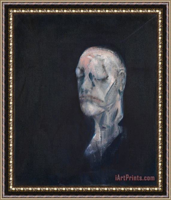 Francis Bacon Study for Portrait II (after The Life Mask of William Blake), 1955 Framed Print