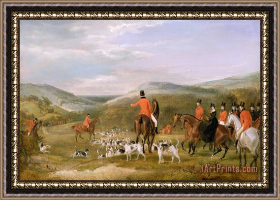 Francis Calcraft Turner The Berkeley Hunt Framed Painting