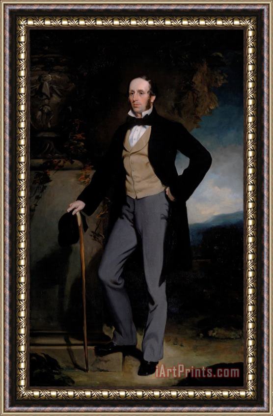 Francis Grant Portrait of John Naylor Framed Painting