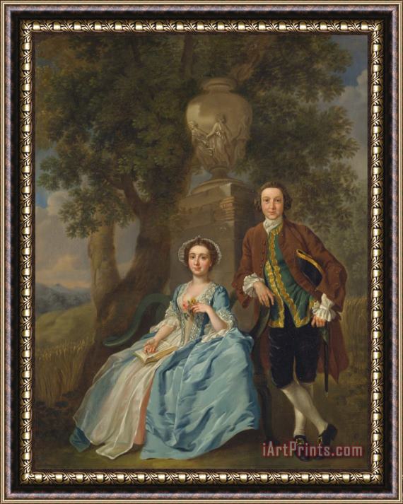 Francis Hayman George And Margaret Rogers Framed Painting