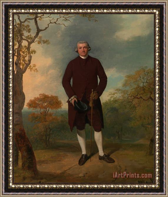 Francis Wheatley Portrait of a Man, Called George Basil Woodd Framed Print