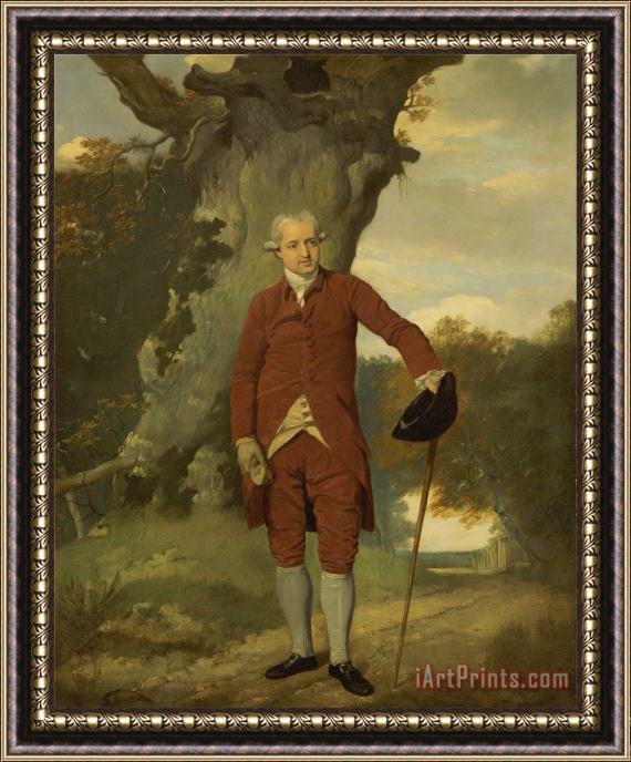 Francis Wheatley Portrait of a Man, Possibly Mr. Barclay Framed Print