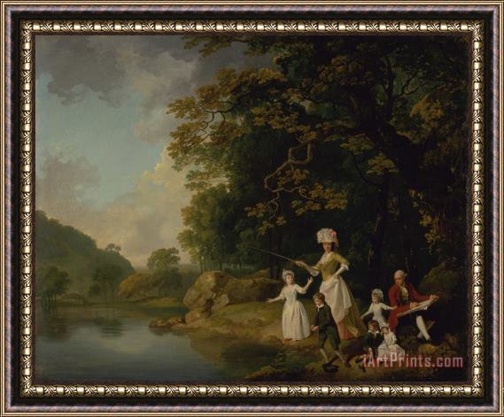Francis Wheatley The Browne Family Framed Painting