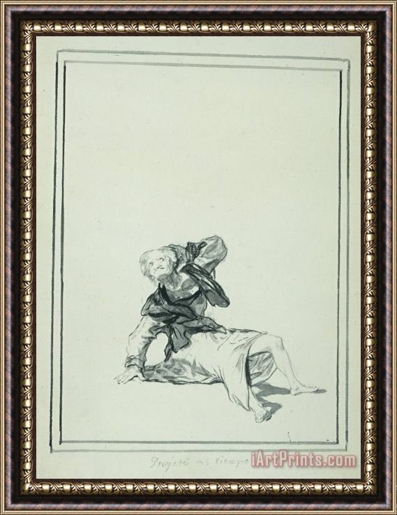 Francisco De Goya Accuse The Time Framed Print