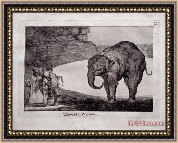 Francisco De Goya Animal Folly Framed Print