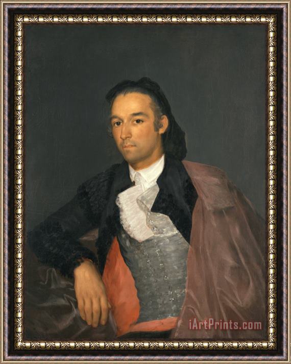 Francisco De Goya Portrait of The Matador Pedro Romero Framed Painting