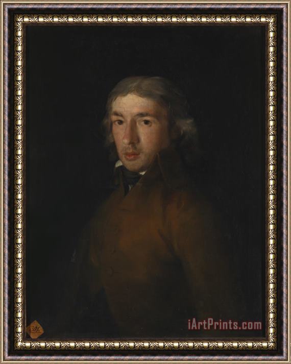 Francisco De Goya Retrato De Leandro Fernandez Moratin Framed Print
