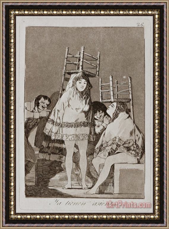 Francisco De Goya They've Already Got a Seat Framed Print