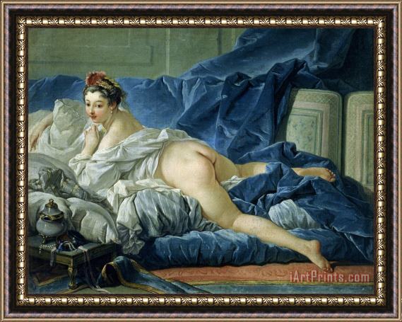 Francois Boucher The Odalisque Framed Painting