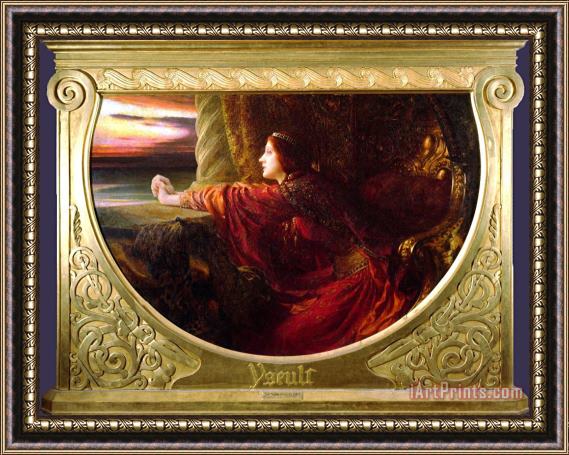 Frank Dicksee Yseult Framed Painting