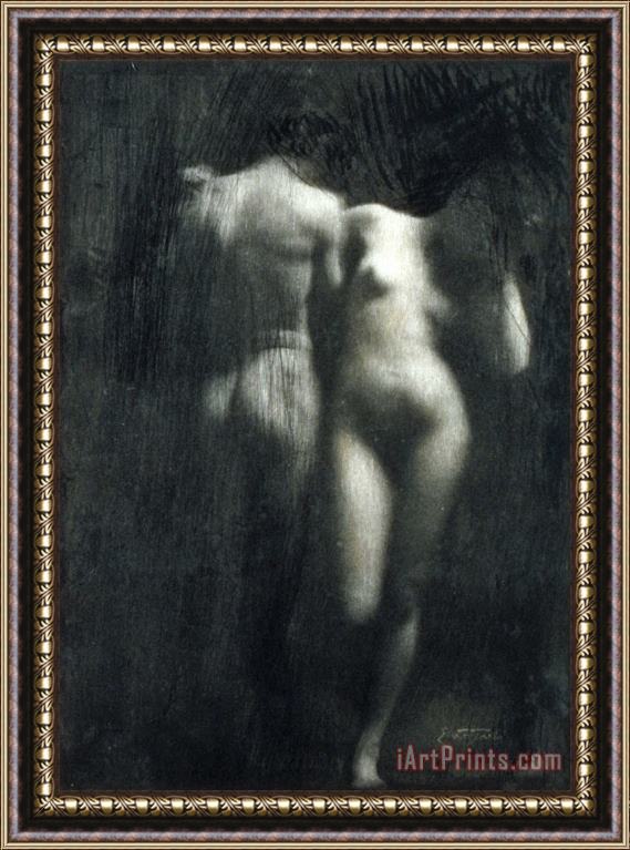 Frank Eugene Adam And Eve Framed Print
