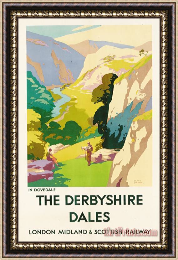 Frank Sherwin The Derbyshire Dales Framed Painting