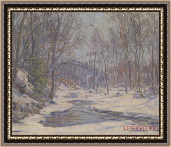 Frank Townsend Hutchens A Winter Morning Framed Painting